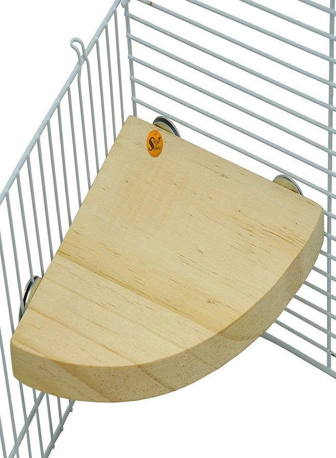 سايج سكوير لعبة مضغ خشبية مربعة الشكل من سيج، مقاس 6 بوصات، مناسبة للطيور مثل الكوكاتيل، والكونيور الرمادي الأفريقي، والجرذان، والفئران، والهامستر، والببغاء. - Image 1